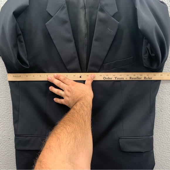 Vintage Burberry London Boyds Philadelphia Men's Size 44 100% Wool Blazer Coat - Picture 5 of 16